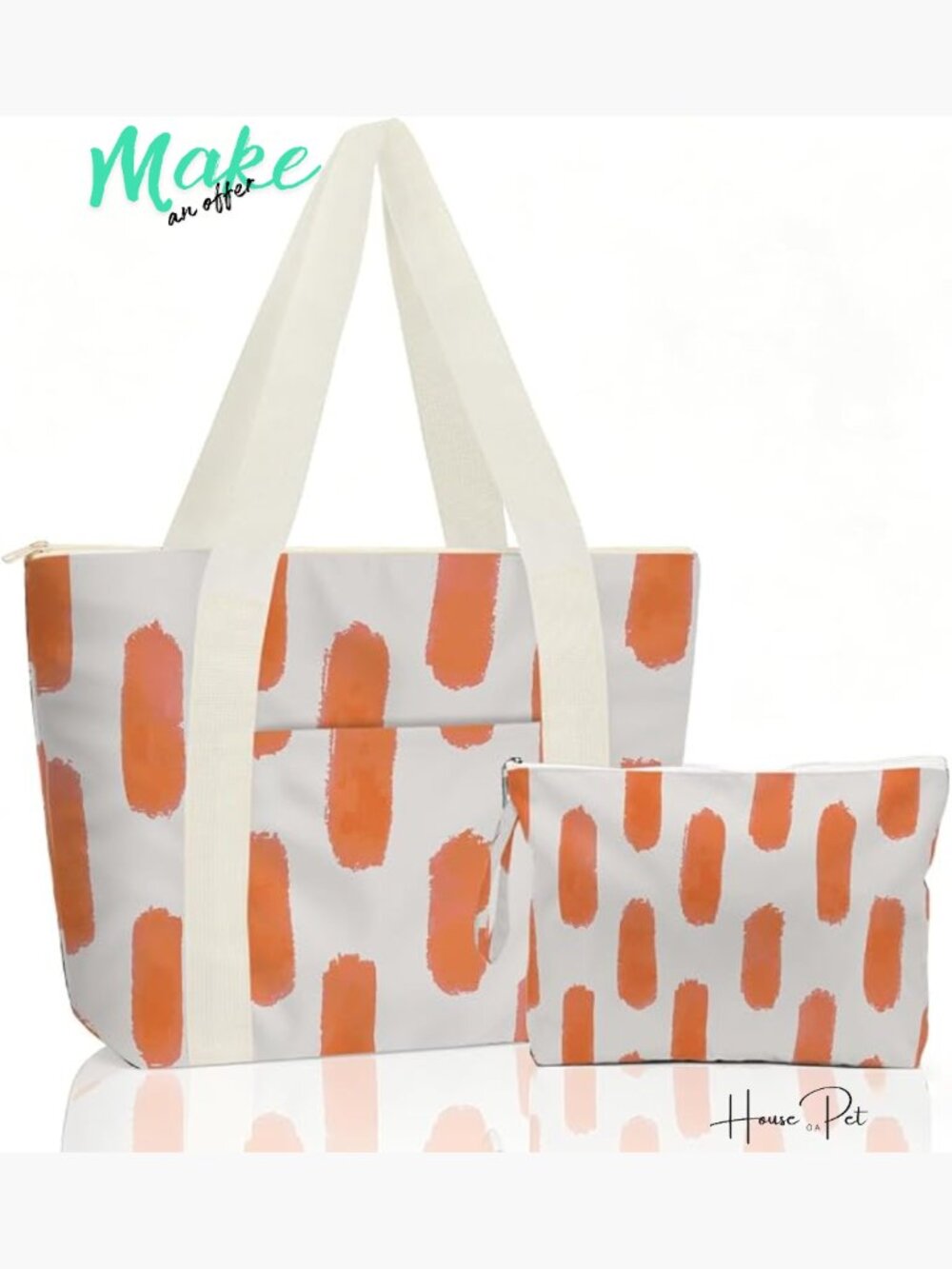 Tote Bag & Wet Bag Set, Waterproof Multi-purpose Travel Beach Gym